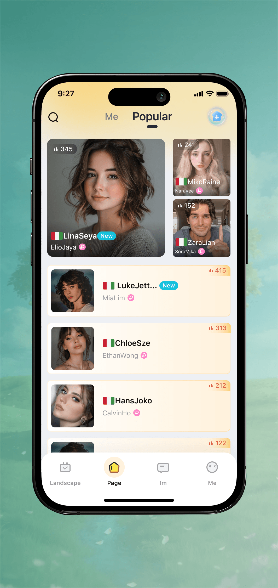 Gift effects in voice room